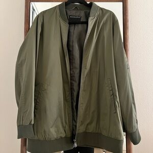 Bernardo oversized bomber jacket